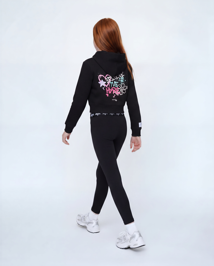 Hype Girls Black Incept Leggings