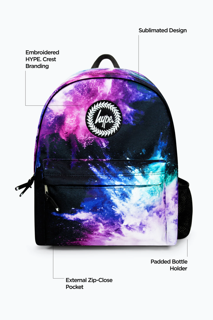 Hype Girls Iconic Chalk Dust Purple/Blue Backpack