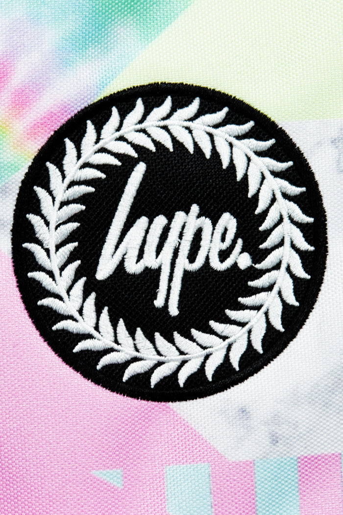 Hype Girls Iconic Pastel Collage Multicolour Backpack