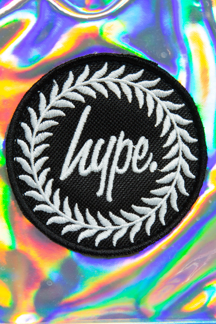 Hype Girls Iconic Silver Holographic Backpack