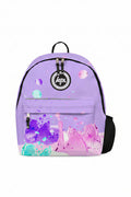 Hype Girls Lilac 3D Droplets Backpack