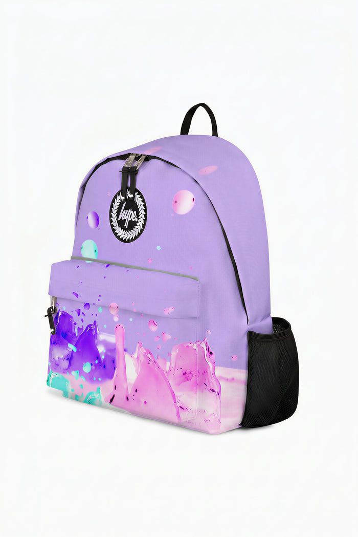 Hype Girls Lilac 3D Droplets Backpack