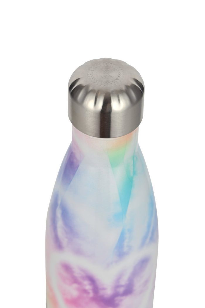 Hype Girls Multi Tie Dye Heart Thermal Water Bottle