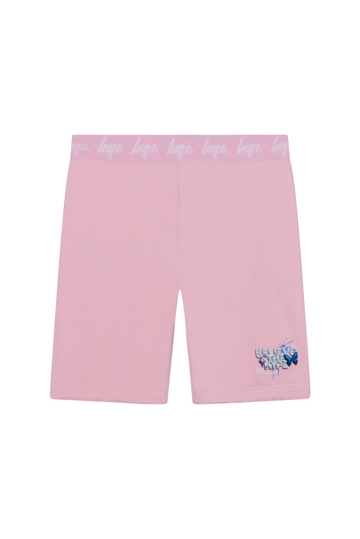 Hype Girls Pink Bubble Cycling Shorts
