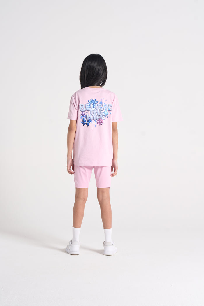 Hype Girls Pink Bubble Cycling Shorts