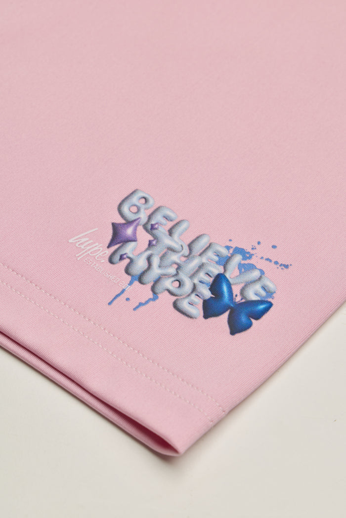 Hype Girls Pink Bubble Cycling Shorts