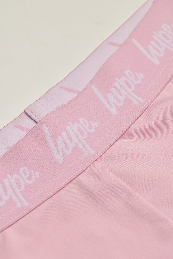 Hype Girls Pink Bubble Cycling Shorts