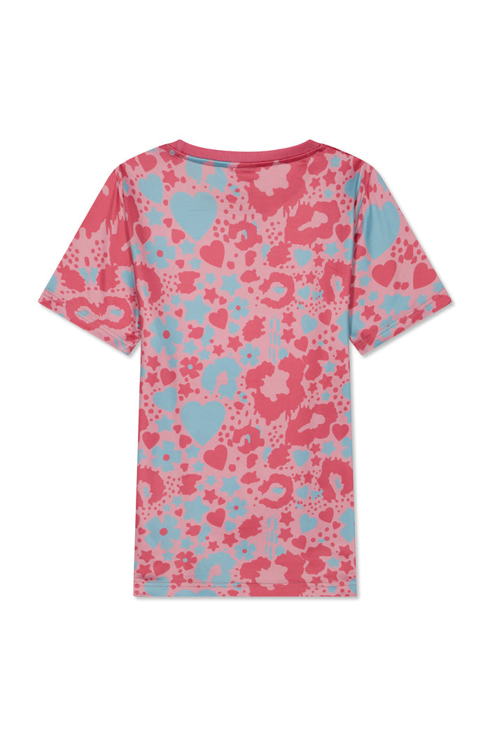 Hype Girls Pink Ditsy T-Shirt