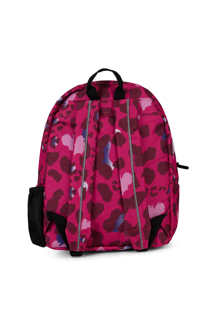 Hype Girls Pink Heart Leopard Backpack