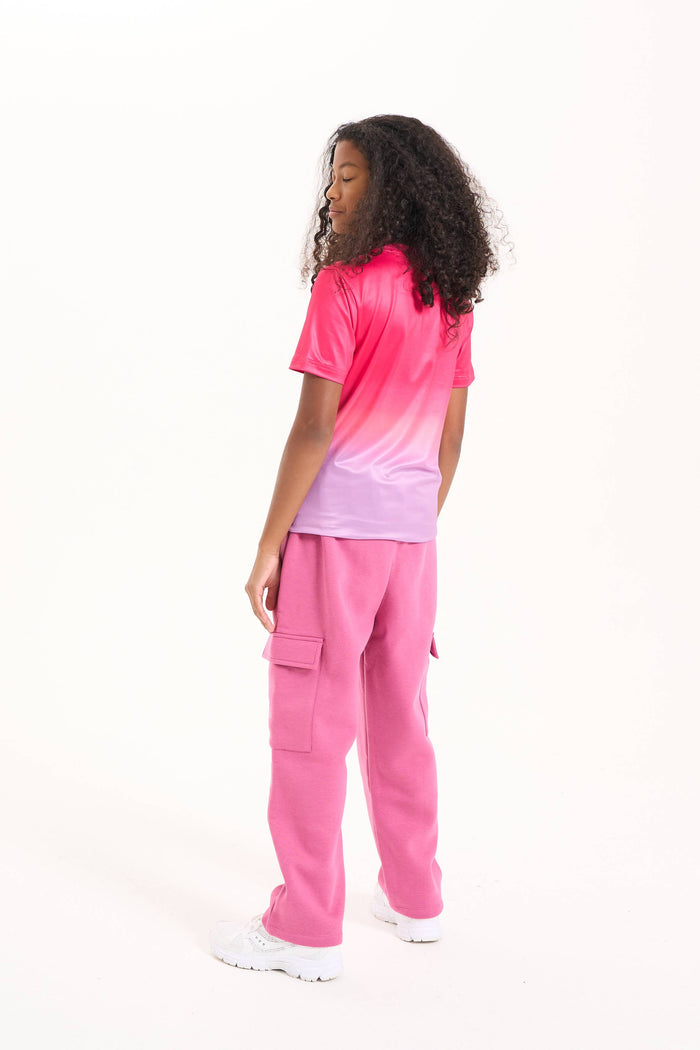 Hype Girls Pink Passion Fade T-Shirt