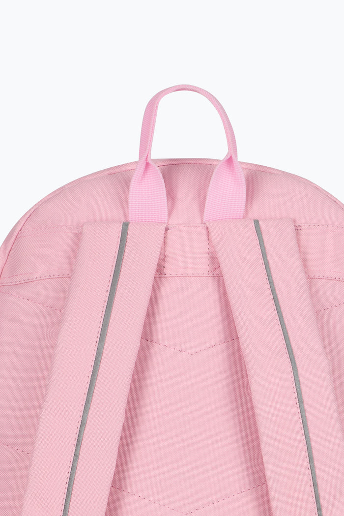 Hype Girls Pink Pocket Heart Backpack