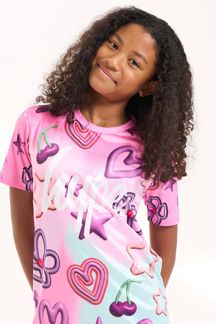 Hype Girls Pink Reverie T-Shirt