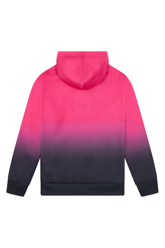 Hype Girls Pink/Black Fade Hoodie