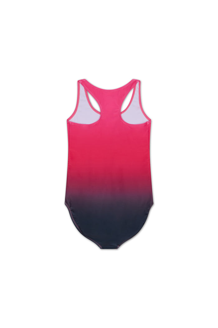 Hype Girls Pink/Black Fade Swimsuit
