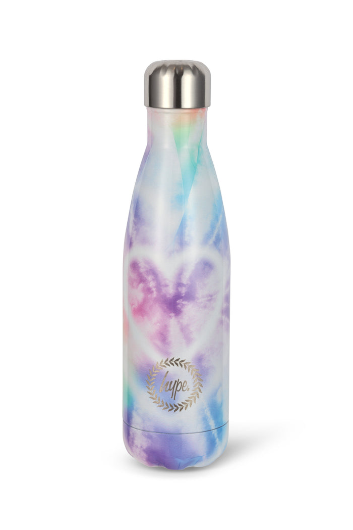 Hype Girls Rainbow Tie-Dye Thermal Water Bottle