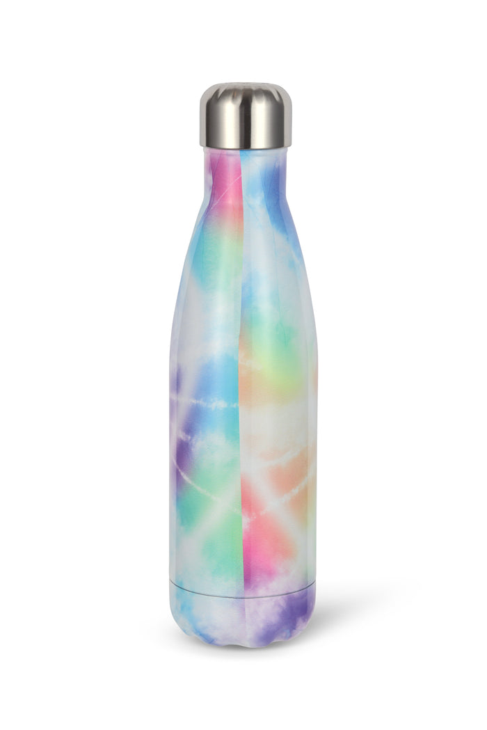Hype Girls Rainbow Tie-Dye Thermal Water Bottle