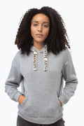 Hype Grey Drawcord Womens Pullover Hoodie