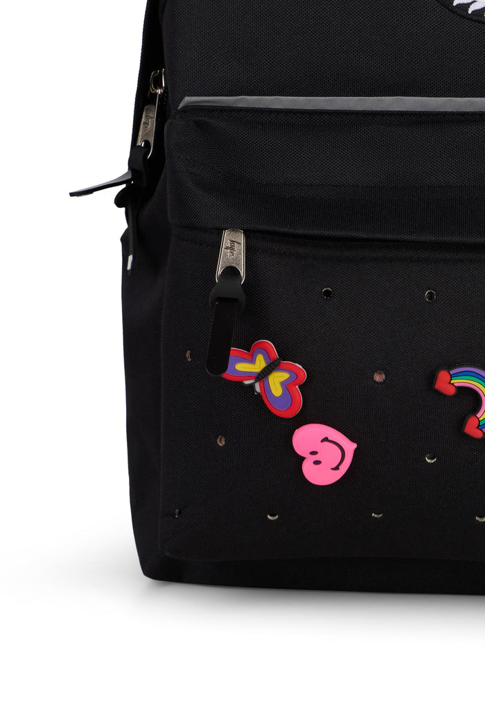 Hype Kids Black Charm Backpack