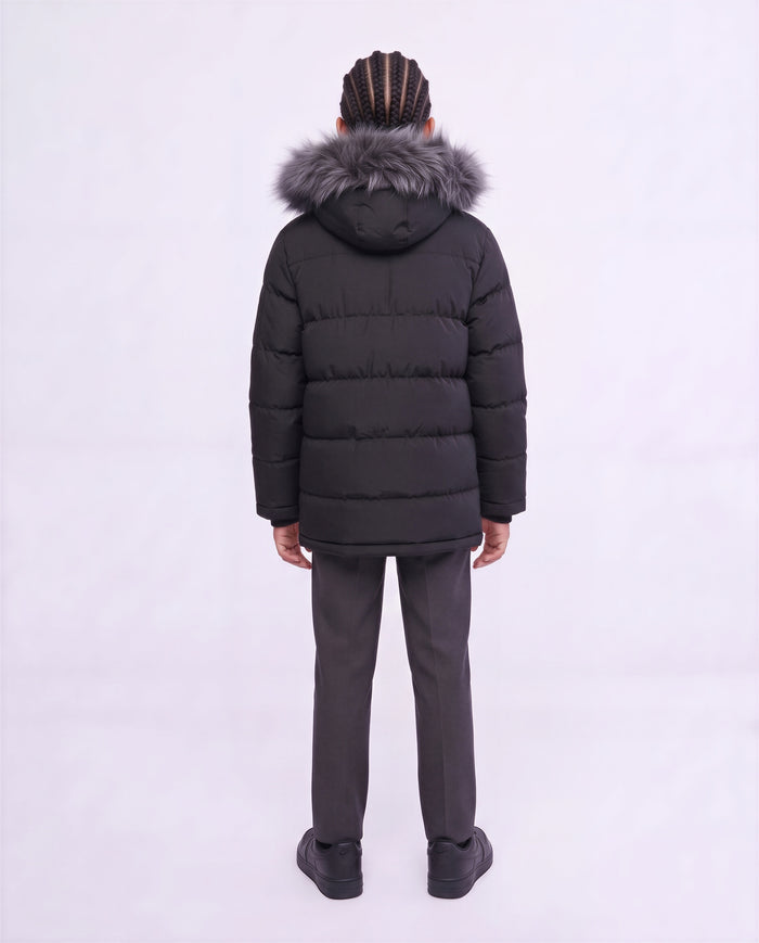 Hype Kids Black Parker Jacket