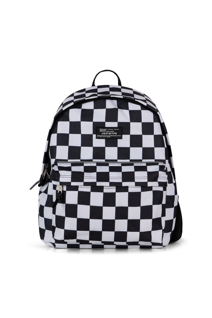 Hype Kids Black/White Skater Backpack