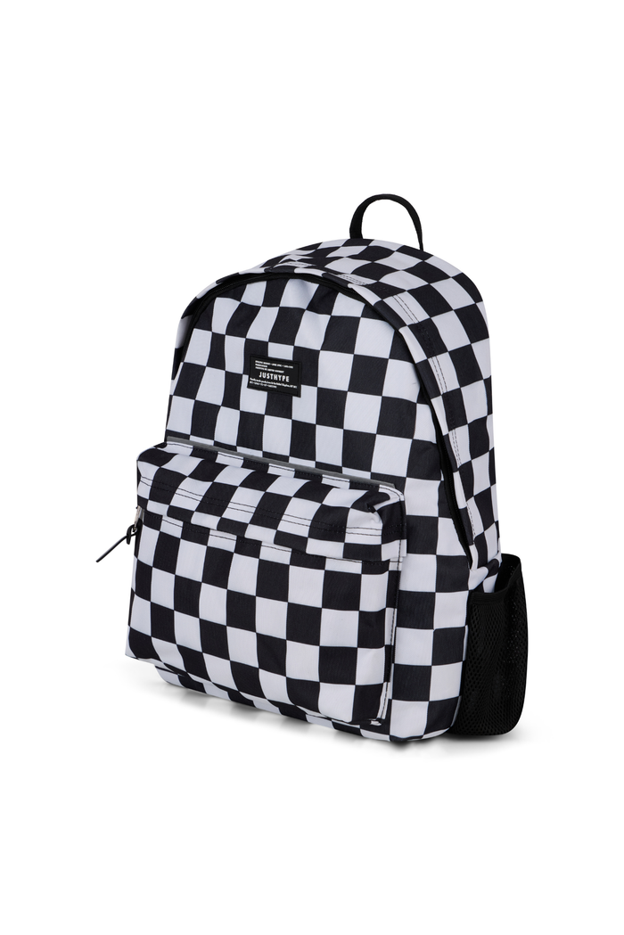 Hype Kids Black/White Skater Backpack