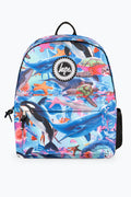 Hype Kids Blue Sea Life Iconic Backpack