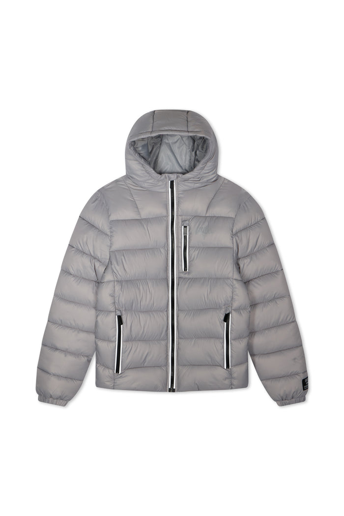 Hype Kids Grey Padded Reflective Jacket