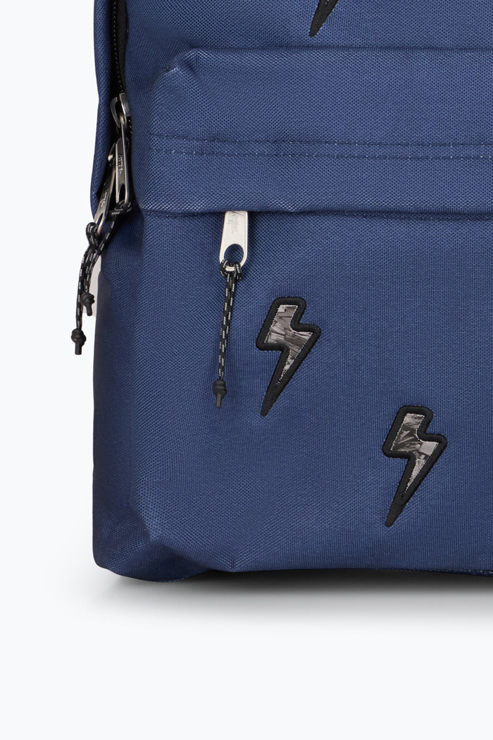 Hype Kids Navy Lightning Charm Backpack