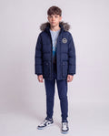 Hype Kids Navy Parka Jacket