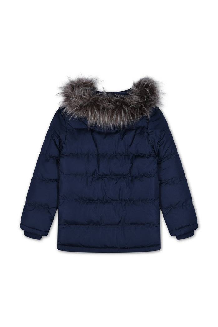 Hype Kids Navy Parka Jacket