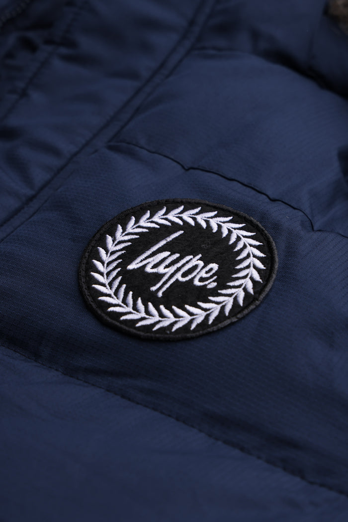 Hype Kids Navy Parka Jacket