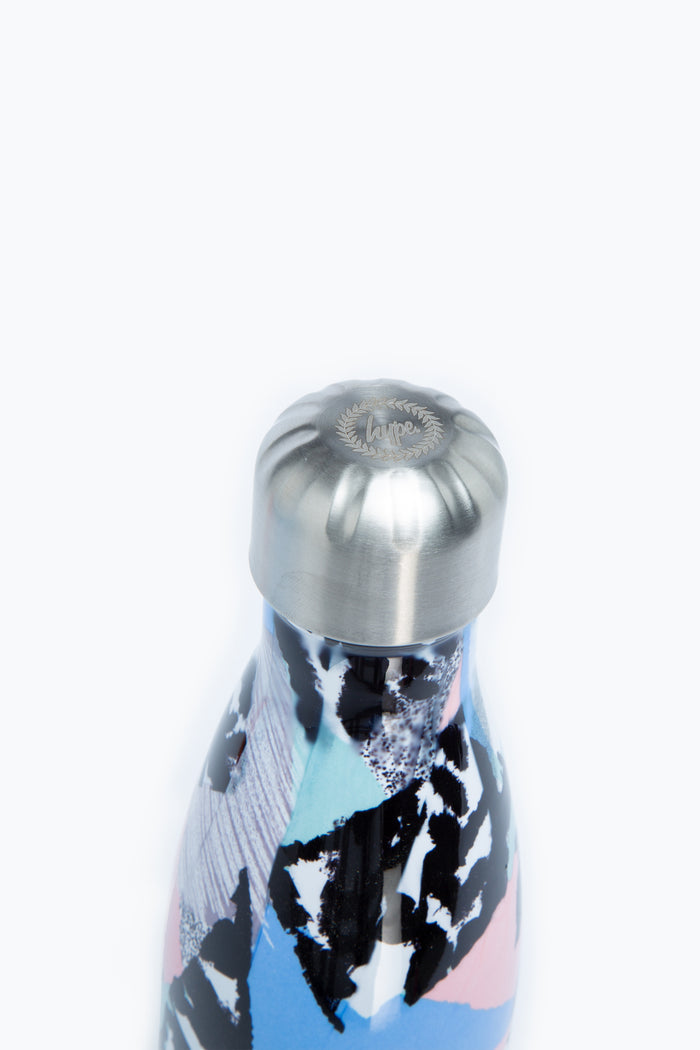 Hype Pastel Abstract Metal Water Bottle