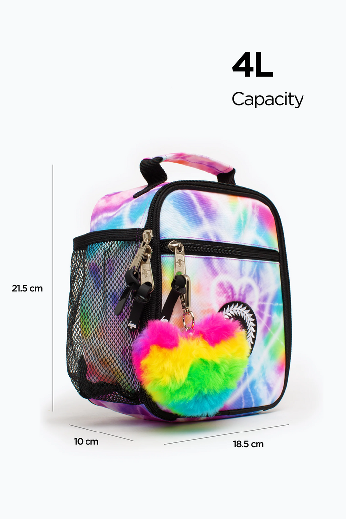 Hype Rainbow Heart Tie Dye Lunch Box