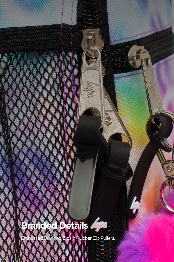 Hype Rainbow Heart Tie Dye Lunch Box
