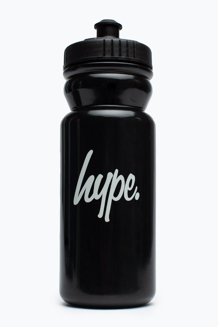 Hype Unisex Black Plastic Water Bottle