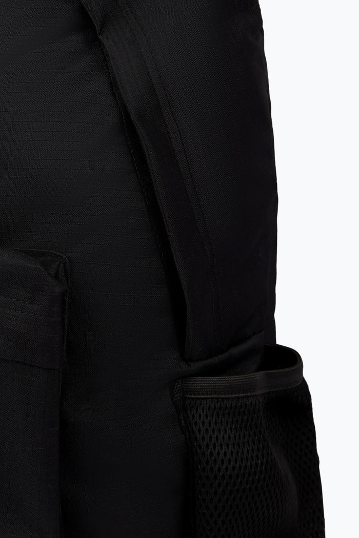 Hype Unisex Black Ripstop Tech Backpack