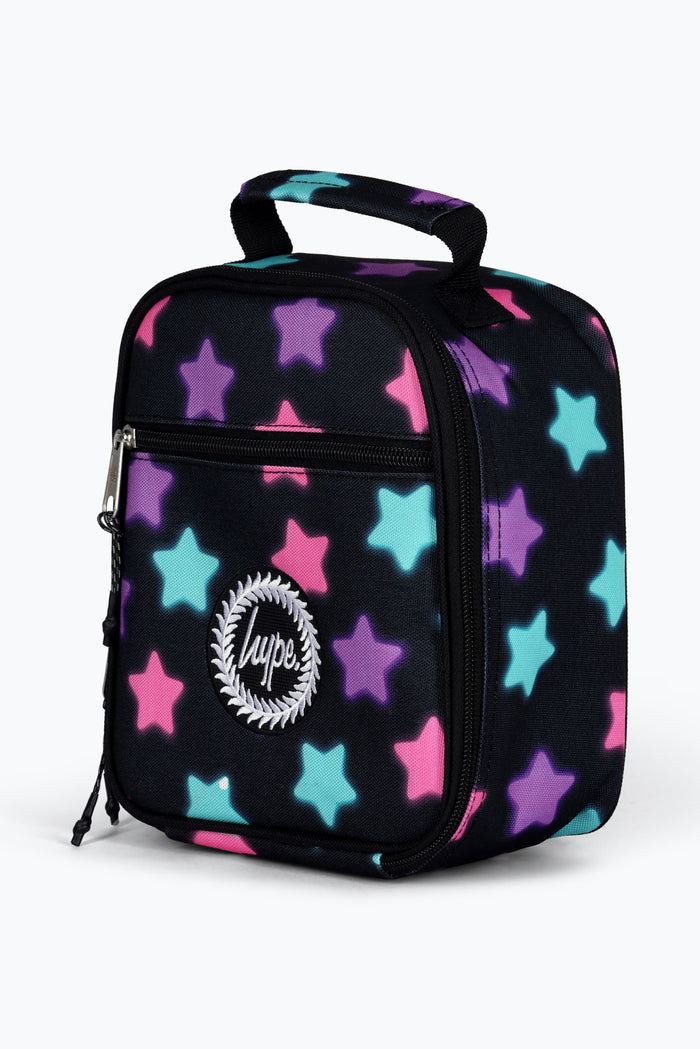 Hype Unisex Black Star Glow Lunch Box