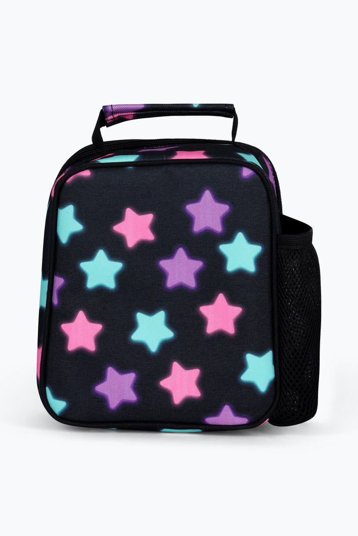 Hype Unisex Black Star Glow Lunch Box