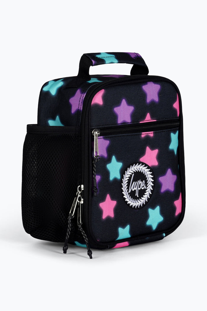 Hype Unisex Black Star Glow Lunch Box