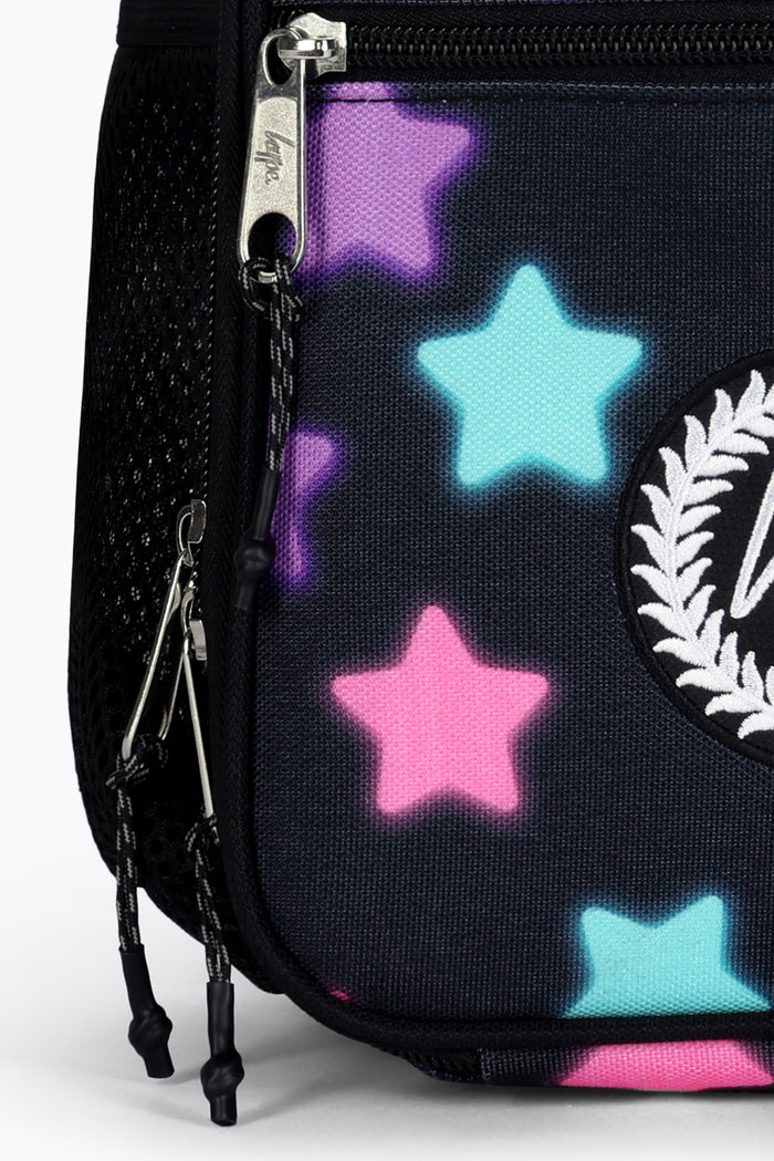 Hype Unisex Black Star Glow Lunch Box