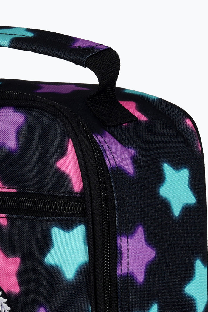 Hype Unisex Black Star Glow Lunch Box