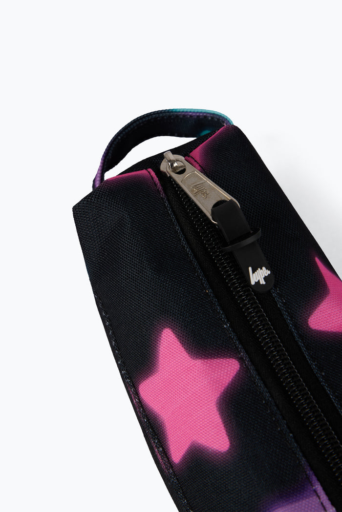 Hype Unisex Black Star Glow Pencil Case