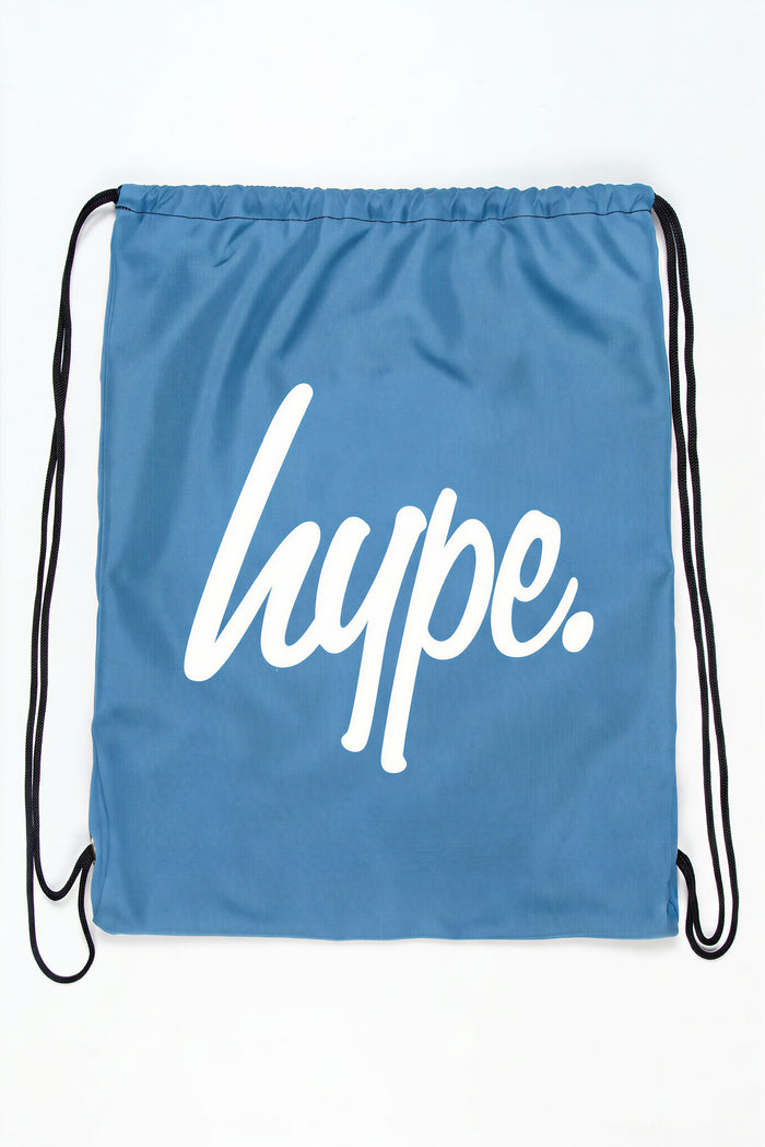 Hype Unisex Blue Drawstring Bag