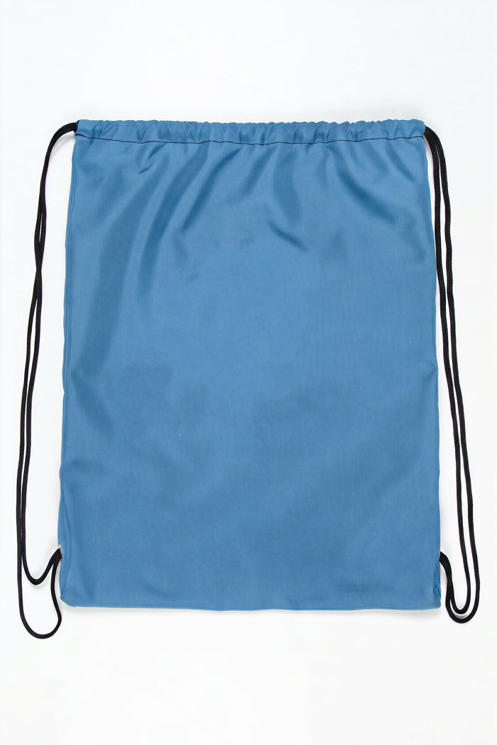 Hype Unisex Blue Drawstring Bag