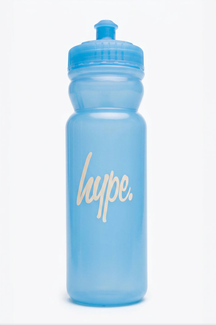 Hype Unisex Blue Plastic Water Bottle