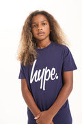 Hype Unisex Kids Essence Navy T-Shirt