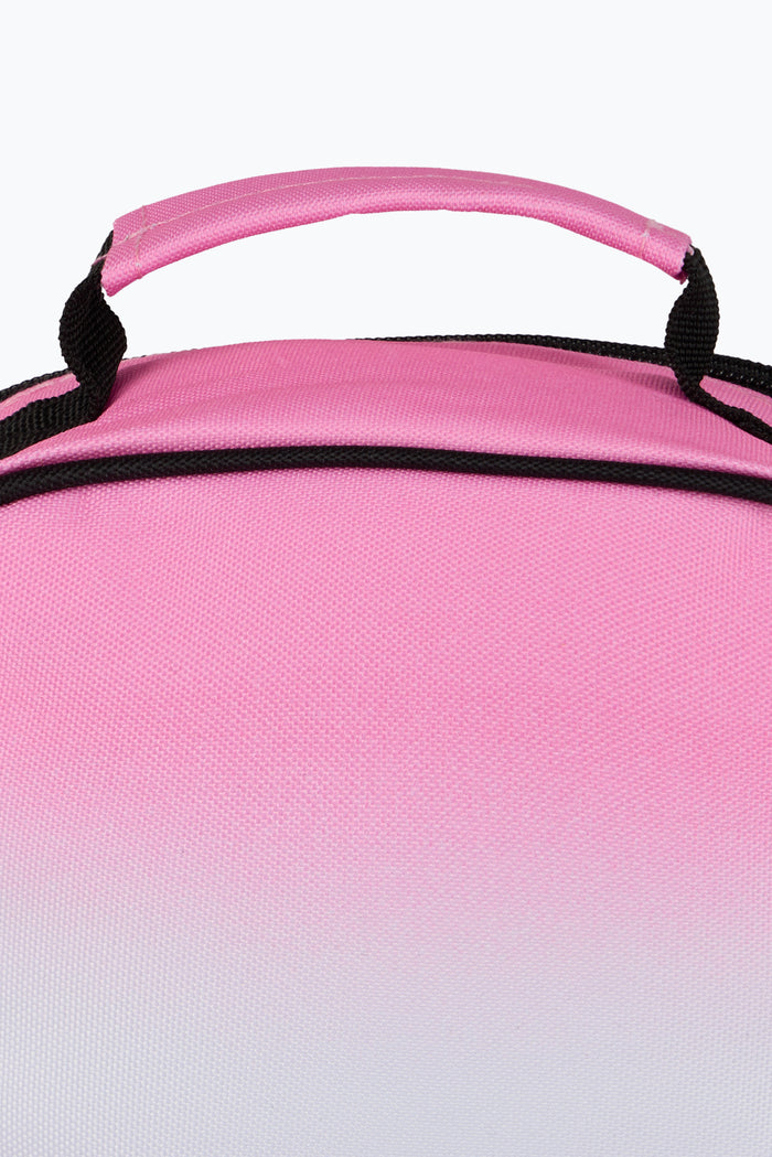 Hype Unisex Multi Pink To Black Speckle Fade Lunch Bag