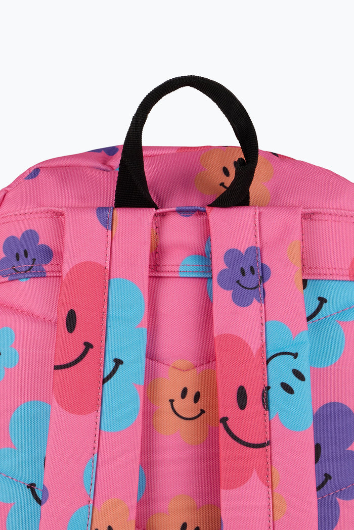Hype Unisex Pink Happy Flowers Backpack