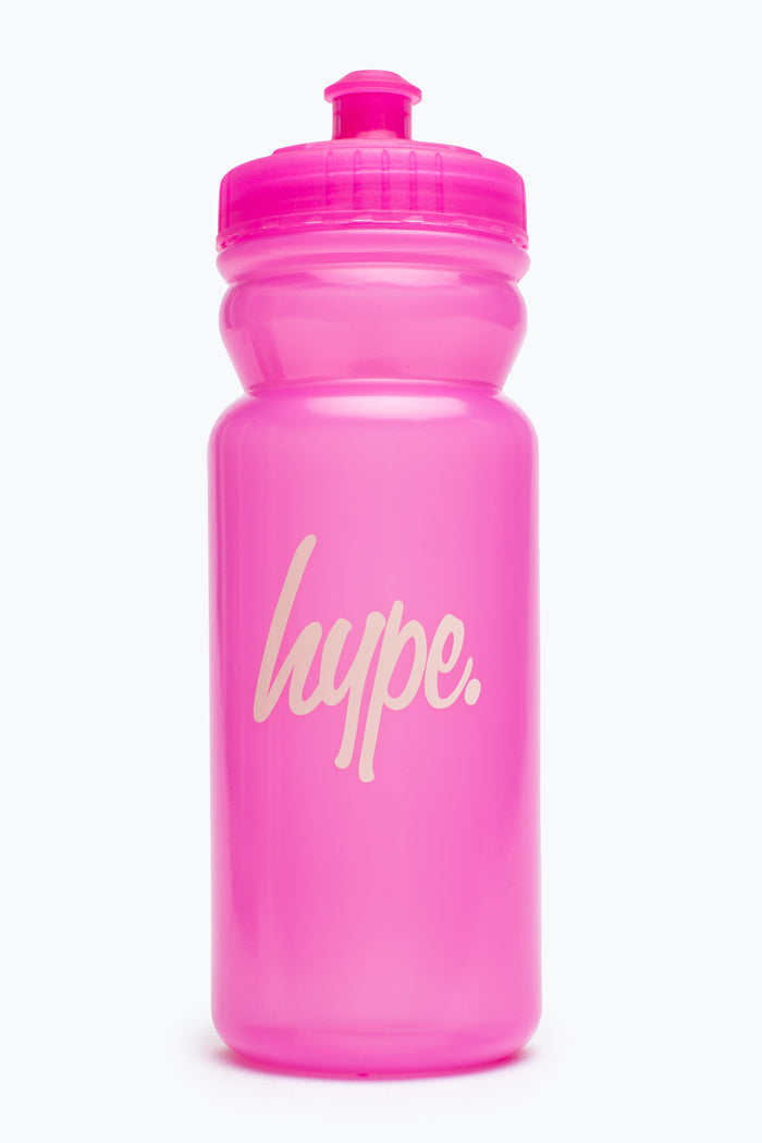 Hype Unisex Pink Plastic Water Bottle