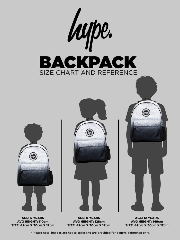 Hype Unisex Silver Leopard Print Backpack